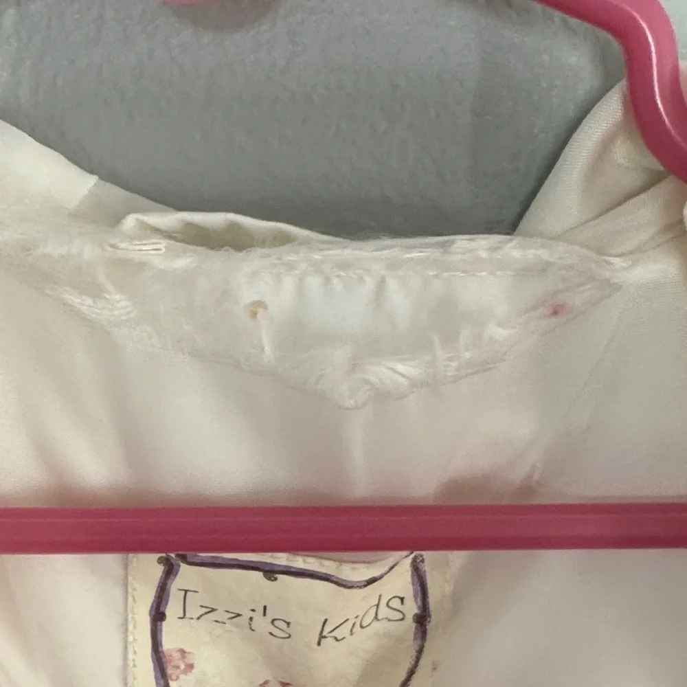 Pink and White Floral Izzi’s Kids Hooded Jacket